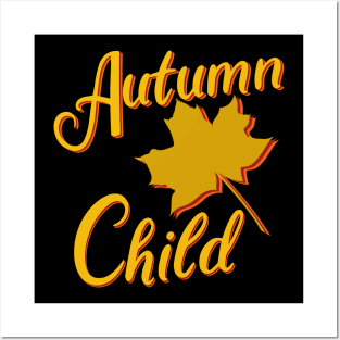 Autumn Child, Season Autumn Posters and Art